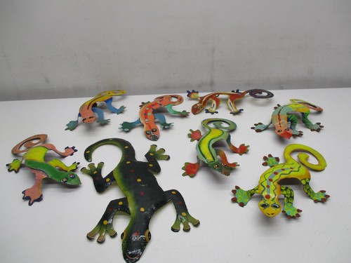 Metal lizard and gecko wall - lizard,