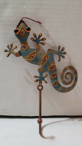Metal lizard gecko - lizard, 7"