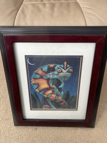 Chameleon framed picture wall - picture,